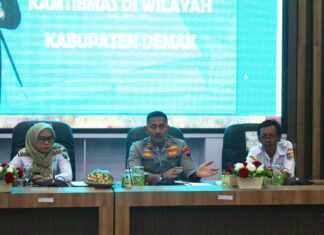 Rakor Kondusifitas Wilayah di Demak, Kapolres Siap Wujudkan Situasi Kondusif