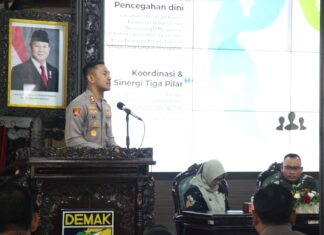 Polres Demak Gelar Rakor Tiga Pilar Dalam Menjaga Kamtibmas Di Kabupaten Demak