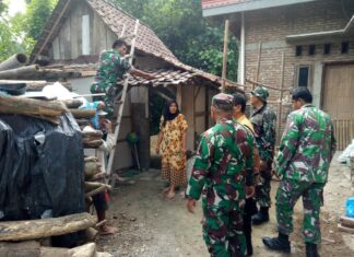 Pasukan Baju Loreng Siap Bantu Rehab Rumah Warga, Wujud Kemanunggalan TNI dengan Rakyat