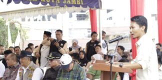 Pelantikan DPW Tani Merdeka Jambi, Chandra Hadirkan Kepala Badan Percepatan Pengentasan Kemiskinan Republik Indonesia Budiman Sudjatmiko