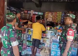 Babinsa Aktif Pantau Harga Sembako di Pasar Tradisional dan Kios di Wilayah