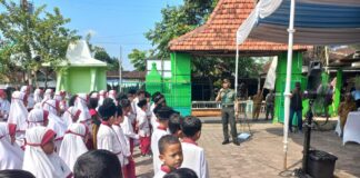 Dandim 0724/Boyolali Bagikan Makanan Bergizi di MI Karanglo, Dukung Program Presiden Prabowo