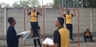 Ukur Ketahanan Fisik Personel, Polres Demak Gelar Tes Kesamaptaan Jasmani