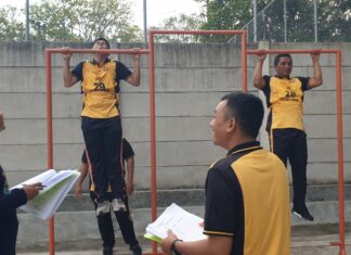 Ukur Ketahanan Fisik Personel, Polres Demak Gelar Tes Kesamaptaan Jasmani