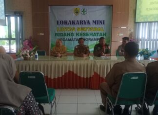 Danramil Hadiri Lokakarya Mini Lintas Sektoral Bidang Kesehatan, Wujudkan Hidup Sehat Bermasyarakat