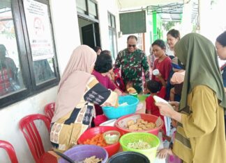 Babinsa Joyotakan Dampingi Posyandu Balita Diwilayah