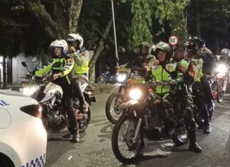 Pastikan Keamanan Obyek Vital dan Cipta Kondisi, Polres Demak Gelar Patroli Skala Besar