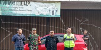 Babinsa Jayengan Amankan Ibadah Minggu Pagi di GKI Coyudan