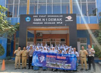 Satlantas Polres Demak Gelar Sosialisasi Safety Riding, Peringati Hari Lalu Lintas