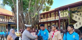 Sapa Pelajar Satlantas Polres Demak, Edukasi Tertib Lalu Lintas dan Safety Riding