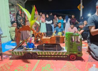 Kebersamaan Pemuda Pemudi Bagok Panah Untuk Persiapan:Intat linto Baro