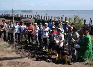 Selamatkan Pesisir Mundam-Dumai, Riau, UPER Galang Kolaborasi dengan Industri dan Pemerintah Daerah