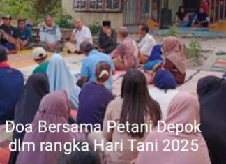 Pardong,”Petani Depok Harus Ikut Jaga Kondusifitas Wilayahnya”