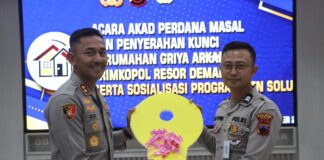 Peresmian Griya Arkana, Kapolres Demak Wujudkan Kesejahteraan Anggota Polri