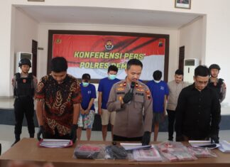 Satreskrim Polres Demak Tangkap 4 Tersangka Sindikat Uang Palsu