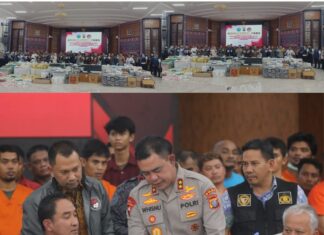 Sejarah! Ditresnarkoba Poldasu Sita 1,4 Ton Sabu, 6.004 orang Tersangka