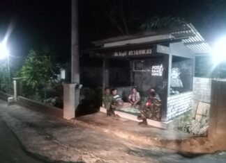 Patroli Malam Koramil Cepogo Perkuat Keamanan Wilayah
