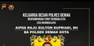 Belasungkawa Atas Wafatnya Aipda Raju Sultan