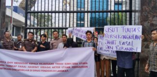 PERMAK Kembali Demo Kejati Sumut Desak Tangkap Mantan Pj Bupati Langkat Kasus Smartboard