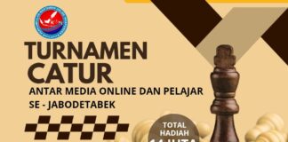PWOIN Kota Depok Siap Gelar Turnamen Catur Perorangan Non Master Antar Media