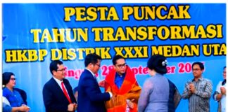 Wali Kota Medan Hadiri Pesta Puncak Tahun Transformasi HKBP Distrik 31 Medan Utara