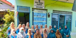 TP PKK Sukamajubaru Tapos Kunjungi Pos Yandu Mawar RW 06