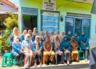 TP PKK Sukamajubaru Tapos Kunjungi Pos Yandu Mawar RW 06