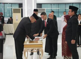 Lantik 804 Pejabat, Menteri Nusron: Pelantikan Berkala Cerminkan Organisasi Sehat