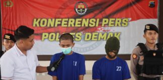 Polres Demak Ringkus Dua Pelaku Curanmor Spesialis Ponpes, Terlibat 17 TKP