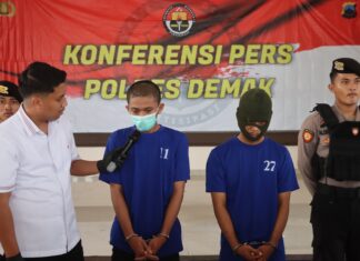 Polres Demak Ringkus Dua Pelaku Curanmor Spesialis Ponpes, Terlibat 17 TKP