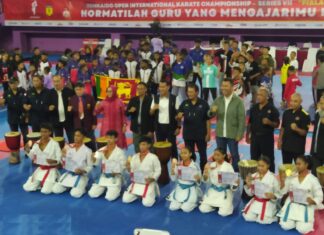Pembukaan Senkaido Open International Karate Championship Series VII Piala Kemenpora RI berlangsung Sukses dan Meriah, Ajang Kompetisi lahirkan Generasi Juara