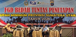 FGD Bedah Tuntas Penetapan Upah Minimum Sumut 2026, Apapun Hasil Penetapan Upah, Sumut Harus Kondusif