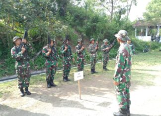 Asah Naluri Tempur, Kodim 0724/Boyolali Gelar Latihan Menembak Senjata Ringan Semester II 2025