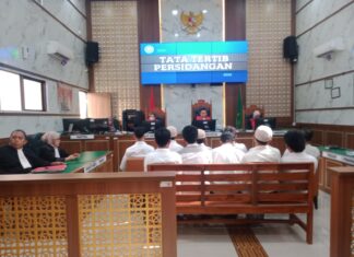 Vonis Naik 2 Bulan Penjara, 11 Terdakwa Ricuh di Ruang Sidang PN Depok