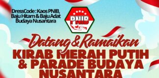 PNIB : Kirab Merah Putih Menjadi Ritual Kebangsaan Dalam Rangka November Bulan Pahlawan Dan Toleransi Serta Desember Bulan Harmoni Kerukunan Umat Beragama Indonesia