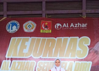Keysha Adlina Az-Zalfa Putri DJ Raih Medali Emas di Kejuaraan Nasional Pencak Silat Al Azhar 2025