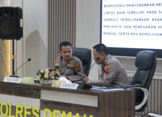 Jelang Operasi Zebra Candi 2025, Polres Demak Matangkan Kesiapan Personel Melalui Latpraops