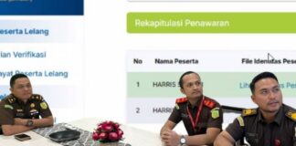Kejari Depok Sukses Lelang Barang Rampasan Negara Perkara Pandawa