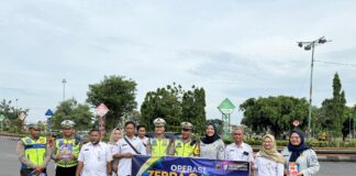 Sosialisasi Operasi Zebra, Polisi Ajak Warga Demak Tertib Lalu Lintas dan Taat Pajak