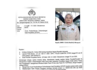 BAP Kasus Dugaan Penipuan Kepala SMKN 1 Dolok Masihul Resmi Dikirim ke Kejaksaan