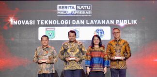 Kementerian ATR/BPN Raih Penghargaan dan Apresiasi BeritaSatu 2025 Kategori Inovasi Teknologi dan Layanan Publik