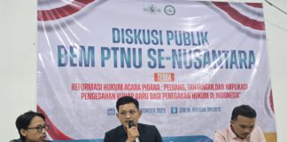 BEM PTNU Gelar Diskusi Publik, Soroti Implikasi KUHAP Baru Bagi Penegakan Hukum