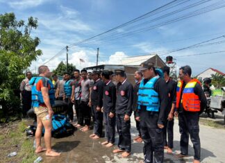 Tingkatkan Kesiapsiagaan Tanggap Bencana Sat Samapta Polres Demak Asah Ketrampilan