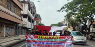 Tolak Reuni 212, PNIB Gelar Kirab Merah Putih Di Surabaya