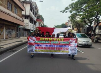 Tolak Reuni 212, PNIB Gelar Kirab Merah Putih Di Surabaya