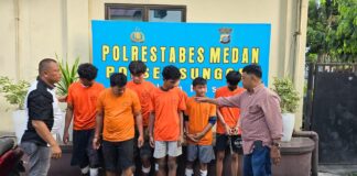 Bravo Polsek hasil kerja keras tangkap lima pelaku begal sadis