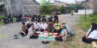 PELETAKAN BATU PERTAMA PEMBANGUNAN KOPERASI MERAH PUTIH (KMP) DESA KEBONBATUR