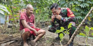 Babinsa Tipes Tingkatkan Ketahanan Pangan Melalui Pendampingan Warga