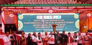 Lembaga Adat Melayu Riau (LAMR) dan 17 Suku Adat di Dumai Hadir Dalam Silaturahmi Kebangsaan & Pernyataan Sikap Dukungan Untuk Grup 3 Kopassus