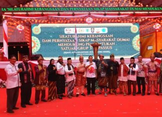 Lembaga Adat Melayu Riau (LAMR) dan 17 Suku Adat di Dumai Hadir Dalam Silaturahmi Kebangsaan & Pernyataan Sikap Dukungan Untuk Grup 3 Kopassus